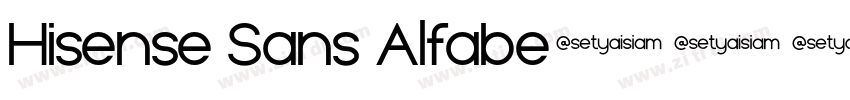 Hisense Sans Alfabe字体转换